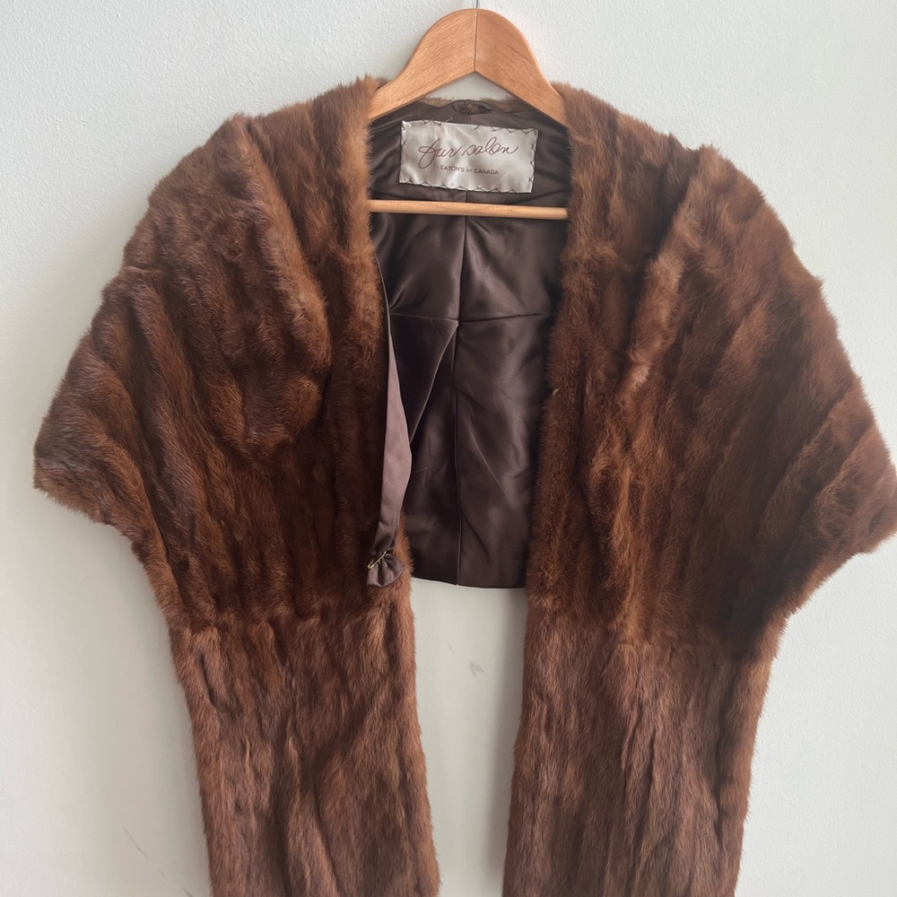 Vintage Eaton’s fur stole